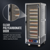 Thumbnail image #4 for Metro C5 Insulation Armour 3 Series Mobile Full-Height Heated Holding Cabinet, Gray, Clear Door, Low Watt, 35-Pan Capacity