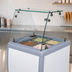 Thumbnail image #4 for Omcan 26-Inch Ice Cream Dipping/Gelato Display Freezer with Flat Glass Sneeze Guard, 4+2 Tub Capacity