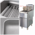 Thumbnail image #4 for IKON Cooking 40-55 lb LP Gas Floor Fryer with Millivolt Thermostat and 4 Heat Tubes