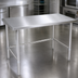 Thumbnail image #4 for John Boos Stallion 84-Inch x 36-Inch 16-Gauge Stainless Steel Flat Top Work Table with Safety Edge