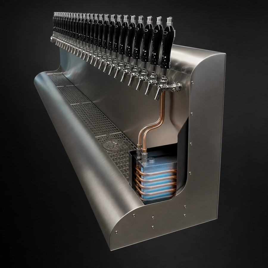 Glycol-Cooled Beverage Path