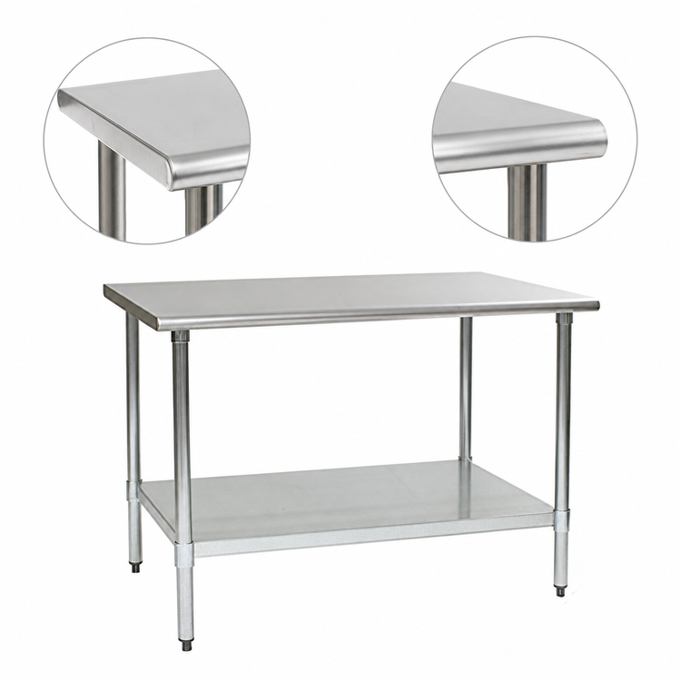 Product image #4 for BlendPort® Budget Series 84-Inch W x 24-Inch D Flat Top Work Table