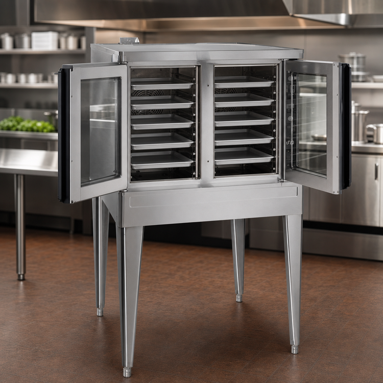 Product image #4 for Blodgett Premium Series Double-Deck Full-Size Dual Flow Gas Convection Oven, Standard Depth