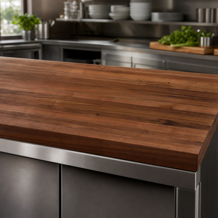 Product image #4 for Boos Block Full-Length Edge Grain American Black Walnut Kitchen Countertop, 36 x 27 x 3 Inches