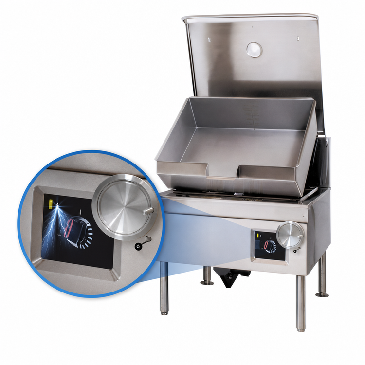 Product image #4 for Cleveland Range DuraPan 40-Gallon Gas Tilting Skillet with Modular Open Base