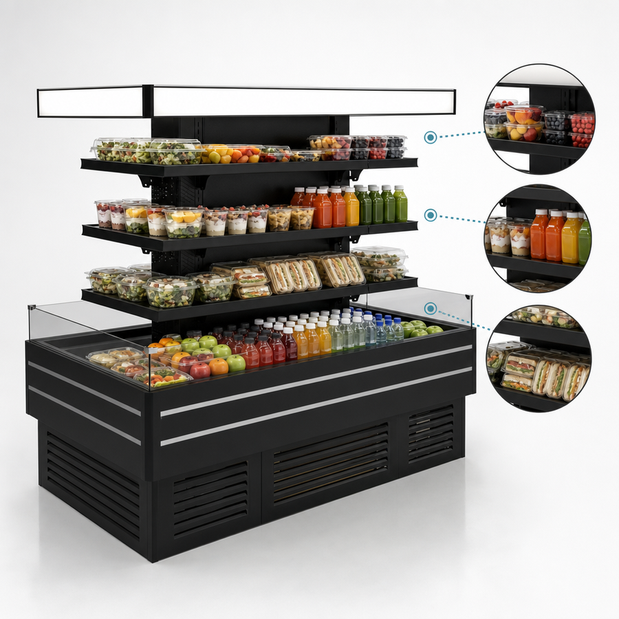 Three-Tier Display