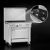 Thumbnail image #4 for Southbend Ultimate 24-Inch Gas Restaurant Range with 4 Star/Sauté Burners and Space Saver Oven