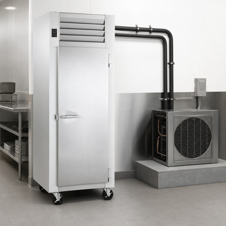 Product image #4 for Traulsen Spec-Line R Series Remote Reach-In Freezer, 26-Inch Wide, One Section, Narrow Full-Height Solid Door