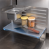 Thumbnail image #4 for BK Resources GrillCook Pro Upright Prep Shelf Stand with 18-Inch Shelf and 1/6 Pan Holder
