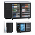 Thumbnail image #4 for Turbo Air Super Deluxe 2-Section Glass Door Back Bar Cooler, 19 Cu. Ft.