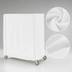 Thumbnail image #4 for Metro Queen Mary & Banquet Cart Cover, 36 x 24 x 54 Inch, White Knitted Polyester with Velcro Fastener