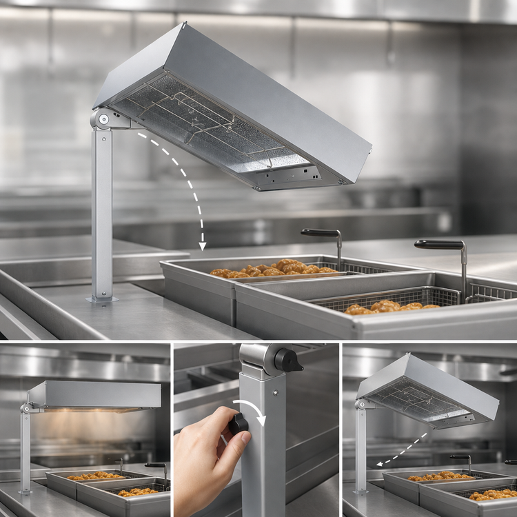 Product image #4 for Hatco Glo-Ray 24-Inch Unlighted Fry Station Warmer with Metal Sheathed Elements