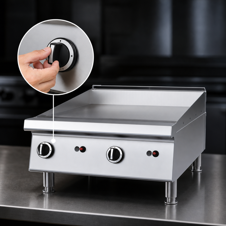 Product image #4 for Garland Signature 24-Inch Heavy-Duty Countertop Gas Griddle, Manual Hi-Lo Controls