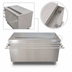 Thumbnail image #4 for BK Resources Enclosed Cabinet Base Self-Serve Counter with Hinged Doors and Tray-Side Urn Trough, 72 Inch x 30 Inch