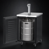 Thumbnail image #4 for Beverage-Air 24-Inch Draft Beer Cooler with Single Faucet Column, 1 Keg Capacity, Black Exterior