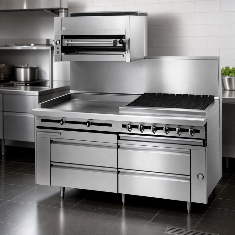 Product image #4 for Titan JMRH-36B 36" Modular Heavy Duty Gas Charbroiler