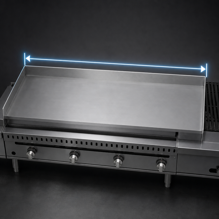 Product image #4 for Magikitch'n MagiGriddle 72-Inch Charbroiler-to-Griddle Conversion Accessory, Left or Right