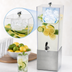 Thumbnail image #4 for Cal-Mil Single 3 Gallon Beverage Dispenser with Polycarbonate Tank, Ice Chamber and Stainless Steel Base
