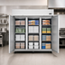 Thumbnail image #5 for Atosa MBF8003GR Three-Section Top-Mount Reach-In Freezer, 64.9 Cu. Ft., Stainless Steel