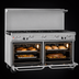 Thumbnail image #4 for Southbend Ultimate 60-Inch Gas Restaurant Range with 8 Open Burners and 2 Convection Ovens