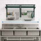 Thumbnail image #4 for Metro SmartWall CR3COMP72 72-Inch 3-Compartment Commercial Sink Unit