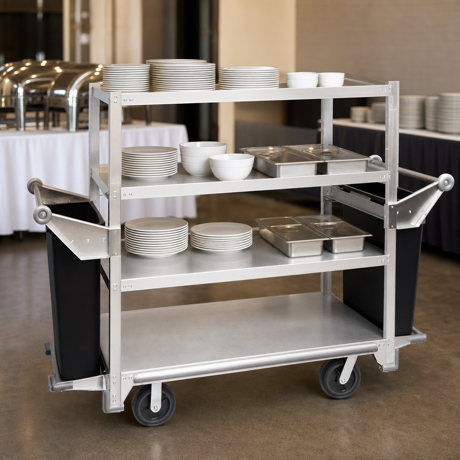 Four Fixed Shelves