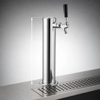Thumbnail image #4 for Perlick Corporation 4010-3 3-Inch O.D. Glycol-Cooled Countertop Beer Draft Arm, 1 Faucet, Extra-Tall 15-3/4-Inch, Polished Chrome