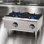Thumbnail image #4 for Star (Middleby) Star-Max 602HWF 24-Inch 2-Burner Countertop Gas Hot Plate, Stainless Steel Front, 50,000 BTU