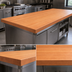 Thumbnail image #4 for Boos Block American Cherry Edge Grain Kitchen Countertop, 132 x 48 x 3 Inches, Varnique Finish