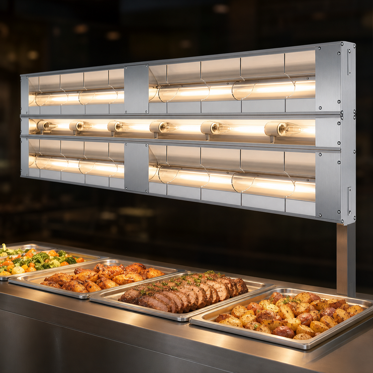 Product image #4 for Hatco Glo-Ray 54-Inch Double Lighted Infrared Strip Heater