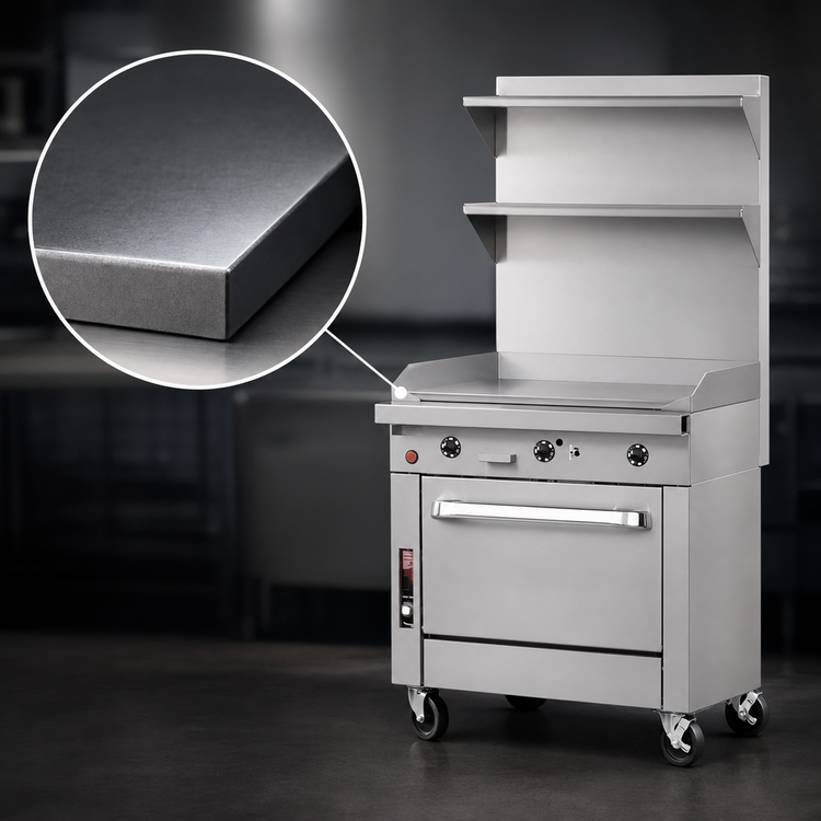 Product image #4 for Southbend Platinum Heavy Duty 36-Inch Modular Natural Gas Sectional Range with Full-Width Manual Griddle
