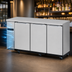 Thumbnail image #4 for Turbo Air TBB-24-72SSD-N6 Super Deluxe Narrow 3-Section Back Bar Cooler, 3 Solid Doors, Self-Contained Side-Mount