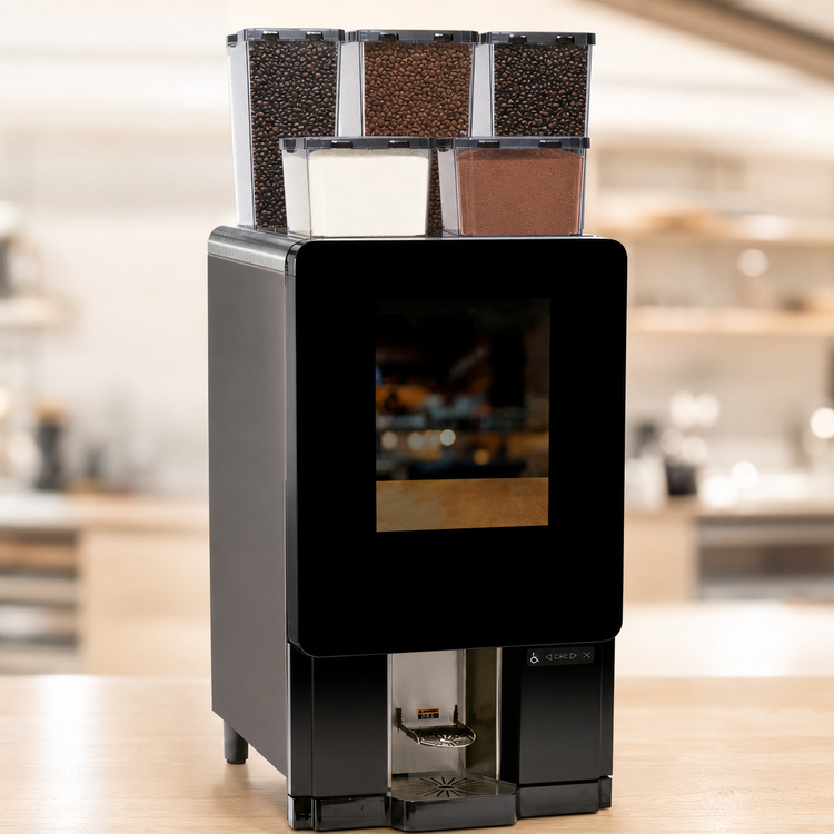 Product image #4 for BUNN Sure Immersion Model 312 Bean-to-Cup Single Cup Coffee Brewer with Touchscreen and Multiple Hoppers