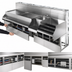 Thumbnail image #5 for Royal Series Modular Bar Die Wall with Built-In Utility Chaseways