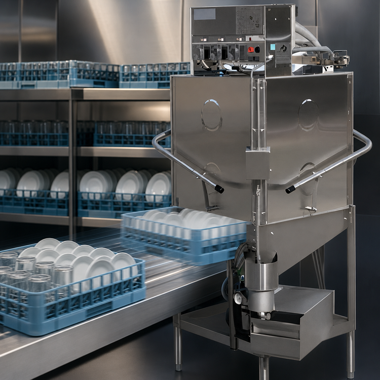Product image #4 for American Dish Service AF-ES-3DUP Door-Type Low Temperature Dishwasher