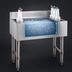 Thumbnail image #4 for Advance Tabco Special Value 30-Inch Stainless Steel Cocktail Ice Bin with 10-Circuit Cold Plate