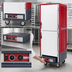 Thumbnail image #4 for Metro C5 3 Series Full-Height Mobile Heated Holding Cabinet with Dutch Solid Doors and Fixed Wire Slides