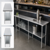Thumbnail image #4 for Sapphire Manufacturing SMT-1484G 84-Inch x 14-Inch Stainless Steel Work Table with Adjustable Undershelf