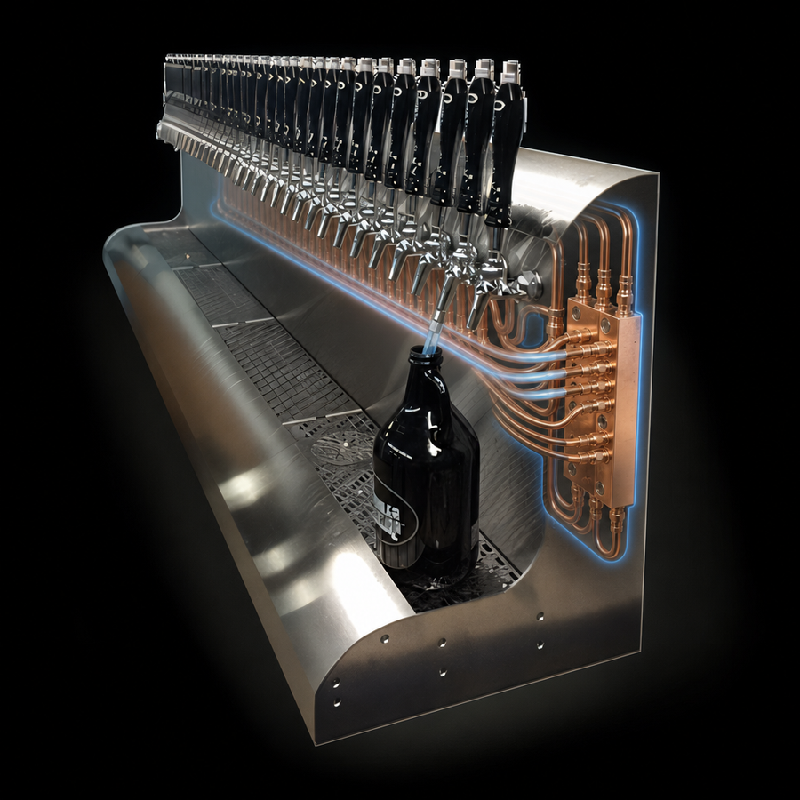 Glycol-Cooled Beverage Path