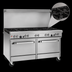Thumbnail image #4 for Southbend Ultimate 60-Inch Gas Restaurant Range with 9 Open Burners, Convection Oven, and Cabinet Base