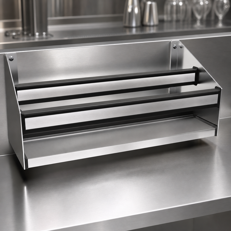 Product image #4 for Glastender DSR-23 23-Inch Double Stainless Steel Speed Rail