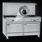 Thumbnail image #4 for Southbend (Middleby) Ultimate 4605CC-2T 60-Inch Commercial Gas Range with 5 Burners, 24-Inch Thermostatic Griddle & 2 Cabinets