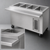 Thumbnail image #4 for Randell RANFG HTD-6 Mobile Electric Hot Food Table with Enclosed Cabinet Base and Six 12