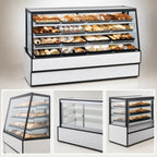 Thumbnail image #4 for Federal Industries High Volume Series SGD5048 Full-Service Non-Refrigerated Bakery Display Case, 50-1/8"W, 48"H, Sloped Glass, 3 Shelves, LED