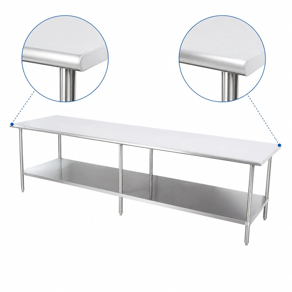 Rounded Front and Rear Edges