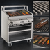 Thumbnail image #4 for Bakers Pride Dante Series 36-Inch Gas Radiant Charbroiler with Open Cabinet Base