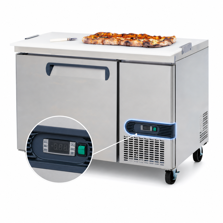 Product image #4 for 44-Inch One-Section Worktop Refrigerator with Solid Hinged Door, 14 Cu. Ft.