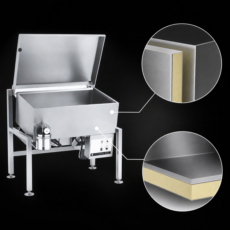 Product image #4 for Legion Combi-Pan 40.1-Gallon Gas Insulated Tilting Skillet, 10° Tilt