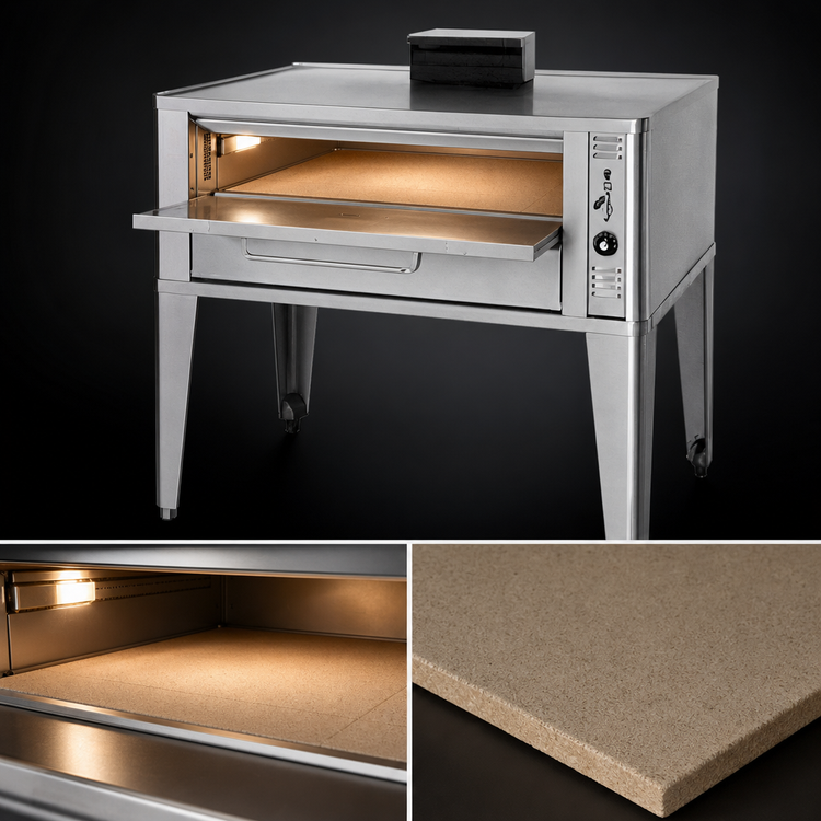 Product image #4 for Blodgett 911P Single-Deck Gas Pizza Oven, 33 x 22 Inch Deck, 7 Inch High Section