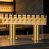 Thumbnail image #4 for Countertop Double Pedestal 10-Faucet Glycol-Cooled Draft Beer Tower, PVD Brass Finish